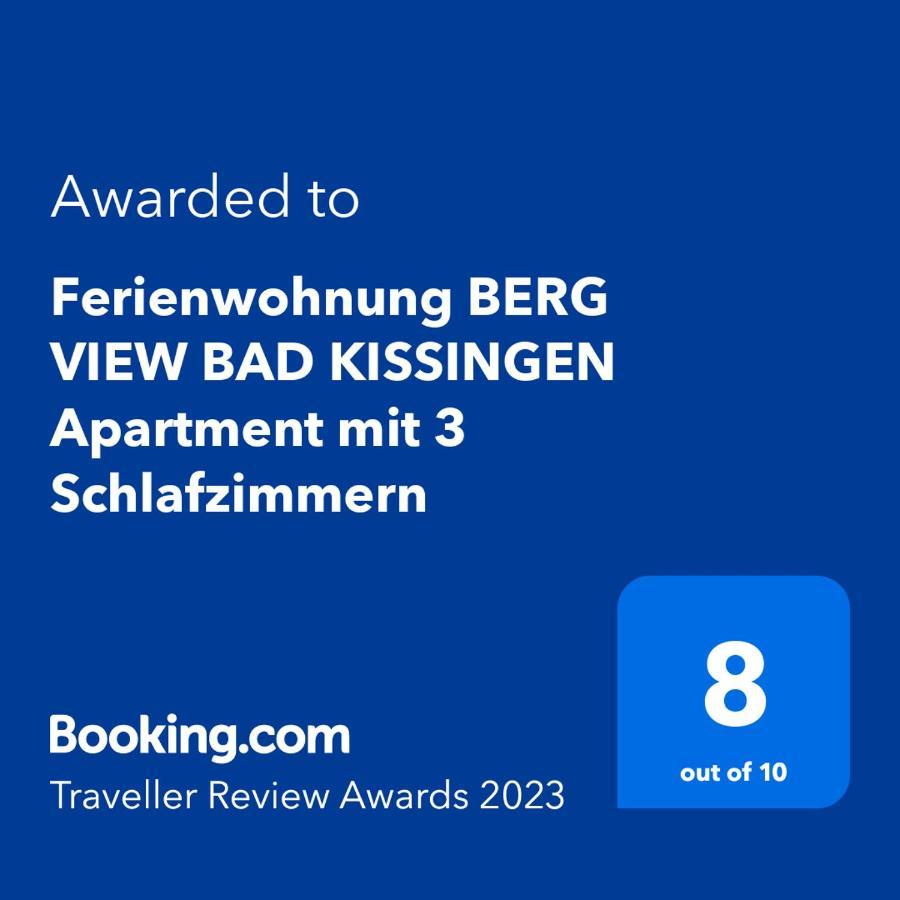 Ferienwohnung Berg View Bad Kissingen Apartment Mit 3 Schlafzimmern Kültér fotó